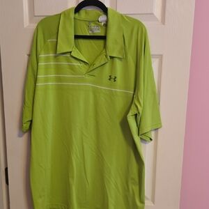 Under Armour Men's Vibrant Green Polo